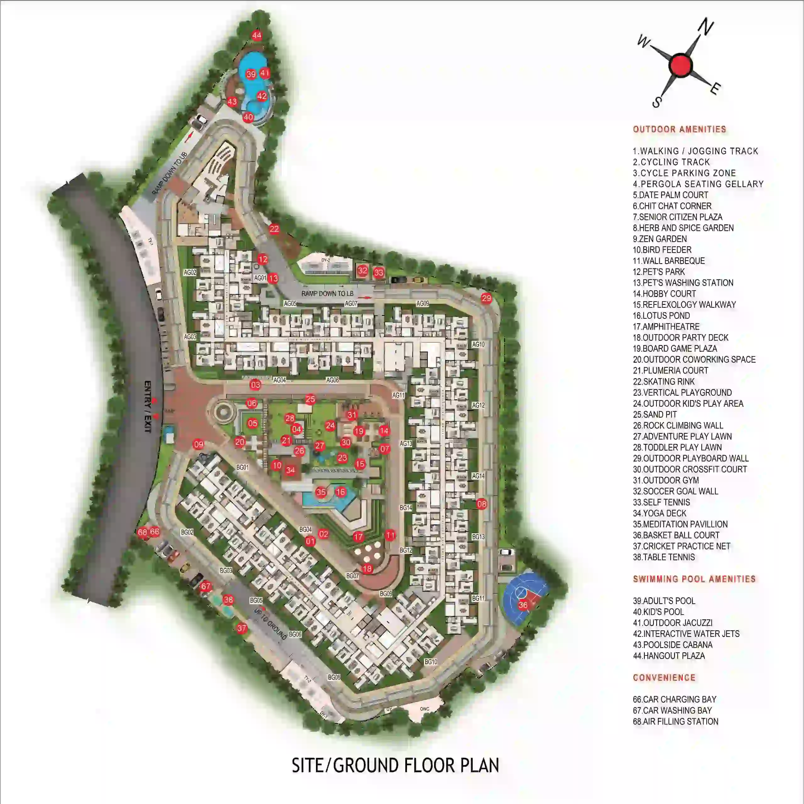 Casagrand Estancia Kogilu Master Plan