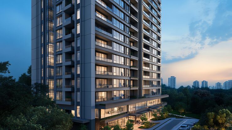 Casagrand Lorenza apartments in North Bangalore, Bangalore, artist impression
