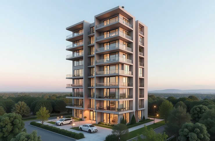 Casagrand Regal apartments in Nagavara, Bangalore, artist impression
