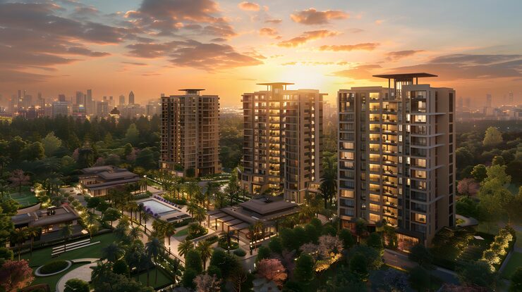 Casagrand Casablanca apartments in Kanakapura Road, Bangalore, artist impression