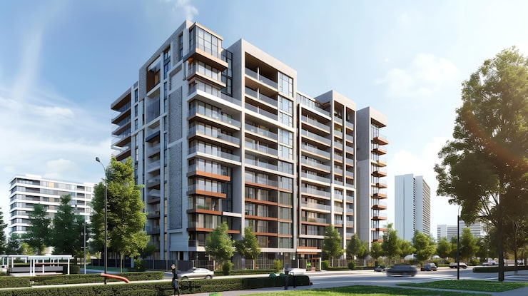 Casagrand Boulevard apartments in Hennur Road, Bangalore, artist impression